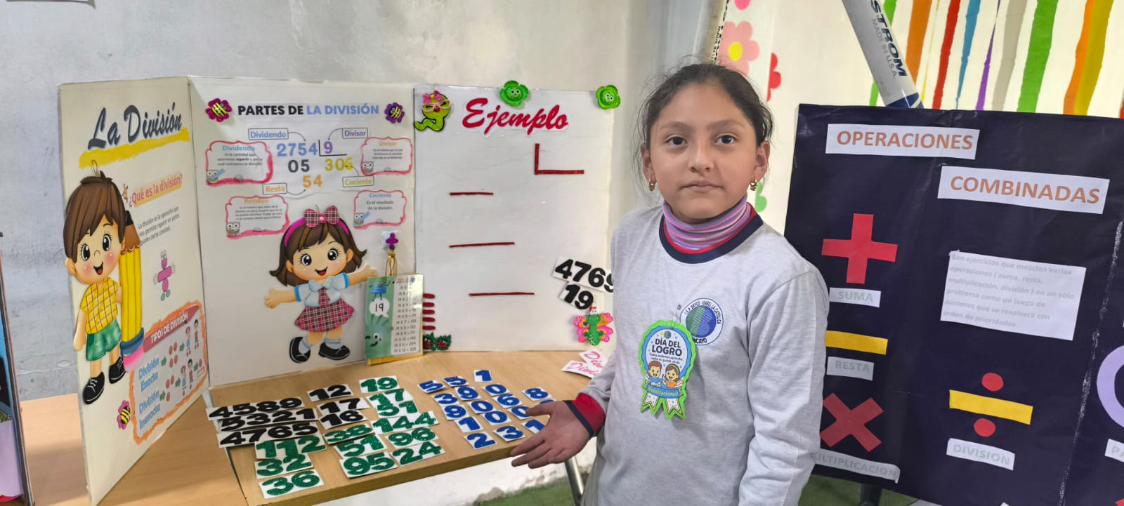 Niños aprendiendo matemáticas